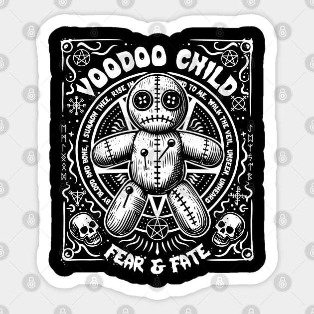 Voodoo Child Sticker by artslaves